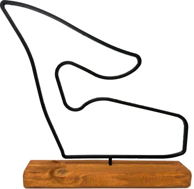 Produktbild von Model trate F1 RedbullRing, soška trate Formuly 1 nápad na darček pre fanúšika Formuly 1 Závit trate F1 na drevenom podklade dekorácia do izby pre fanúšika F1