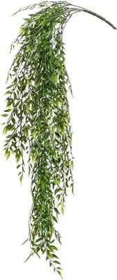Produktbild von Emerald Künstlicher Hänge-Bambus - Luisa | 80 cm, UV-beständig, für draußen, Kunstpflanze, wie echt, Allergiker geeignet, pflanzliche Dekoration Praxis, Office & Wohnzimmer