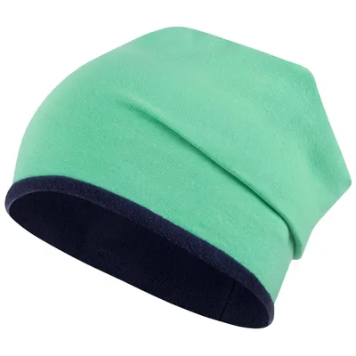 Produktbild von Wintermütze Junge Kindermütze Beanie Fleece gefüttert, Größe 54-56, Mintgrün