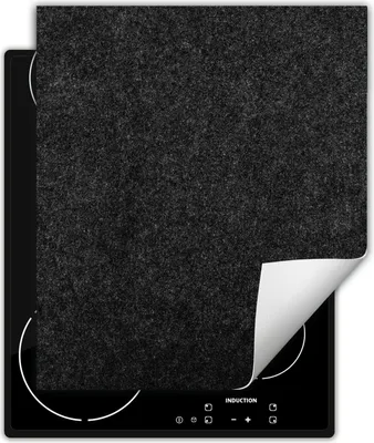 Image de DarHaus Plaque de recouvrement pour cuisinière 45x52 cm Tapis antidérapant Enroulable, granit