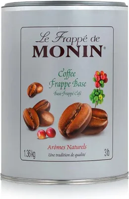 Produktbild von MONIN Frappé Basis Kaffee 1,36 kg - Cremige Basis für Kaffee-Frappé, ideal für die Zubereitung von Kaffeespezialitäten, schnell und einfach,
