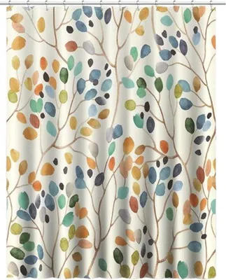 Produktbild von Badkamergordijn - Antibakteriell - Wasbares Polyester - Bohemehausstil - Für Badkabinen und Badewannen - 180 x 200 cm