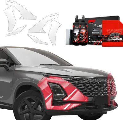 Obrázek produktu pro Ochranná fólie 6 v 1 Grizz Protector na nárazník – OMODA 5 Facelift (2024–2025)
