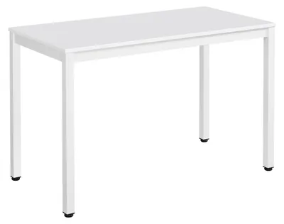 Immagine prodotto di Tavolo rettangolare Tessa 120x60 cm in bianco minimal
