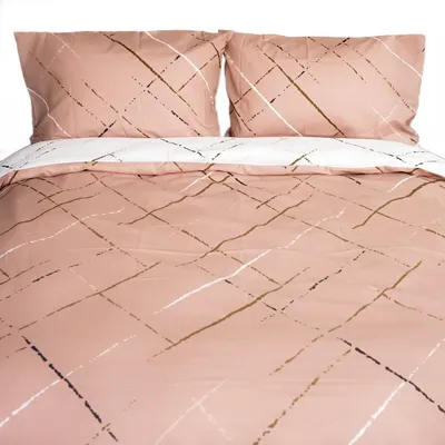 Obrázek produktu pro Moderní ložní prádlo se zipem v designu Reflection, pro jednolůžko a dvoulůžko 240 x 220 cm + 2x 80 x 80 cm