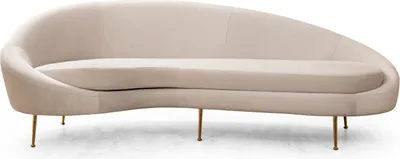 Produktbild von Hanah Home, Eses Left - Beige, Klassische Sofas, 3-Sitzer-Sofa, Beige, Polyester, 255 x 85 x 120 x  cm