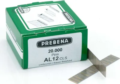 Produktbild von Prebena AL12CLS Pins (Stifte ohne Kopf) verbronzt