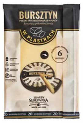 Productafbeelding van Ser Skarby Serowara, amberkleurige kaas, 135g, in plakken