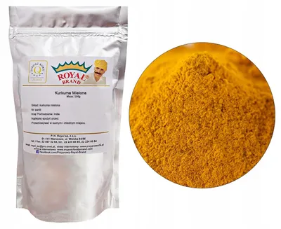 Productafbeelding van Gemalen kurkuma, 100 gram, chemisch zuiver, natuurlijk