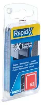 Produktbild von Rapid 40109511, 1 cm, Galvanisiertes Metall, Stahl, Rapid, 49 mm, 21 mm