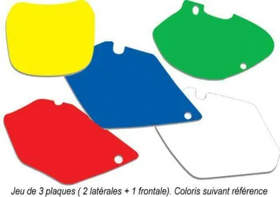 Produktbild von Startnummernfelder Gelb Für Wrf250/450 2007