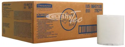 Produktbild von WypAll® Wettask™ Wischtücher - Rolle / Weiß - 6 Refills  x 140 Sheets | Karton (6 Rollen)