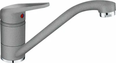 Produktbild von Franke NOVARA-PLUS Küchenarmatur Steingrau 115.0470.659 Einhebelmischer, Hochdruck Festauslauf,