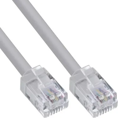 Immagine prodotto di Cavo circolare modulare InLine® RJ12, maschio/maschio, a 6 conduttori, 6P6C, 20 m