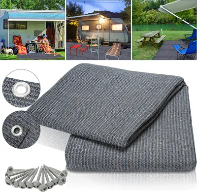 Produktbild von SWANEW Vorzeltteppich Campingausrüstung Wasserdichte Campingteppich Zeltboden Outdoor Zeltplane Picknickdecke Zeltunterlage Wohnwagen 250x300CM
