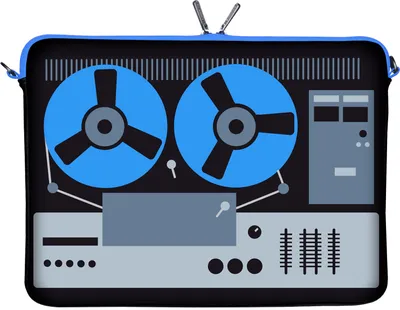 Immagine prodotto di LS131-11 Cover protettiva di design DeeJay per laptop e netbook con diagonale dello schermo di 29,5 cm (11,6 pollici) blu-nero