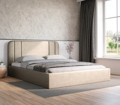 Obrázek produktu pro Čalouněná postel 160x200 MARGARIDA - béžová