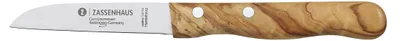 Gemüsemesser, Olivenholzgriff, 7,5 cm Klinge, 18 cm Gesamtlänge
