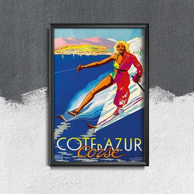 Produktbild von Poster - Canvas - Leinwand - 21 cm x 29,7 cm - Fotoposter - Leinwandkunst - Südkorsika