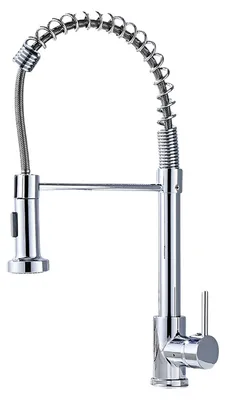 Obrázek produktu pro Kuchyňská baterie, výsuvná sprška, otočná o 360°, stříbrná