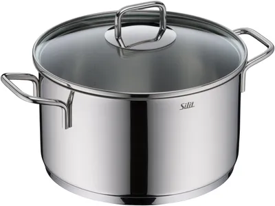 Produktbild von Silit Extra Cook Kochtopf 24 cm mit Glasdeckel 3201113790 4004633306344