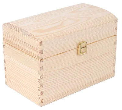 Productafbeelding van Creative Deco Grote Doos Schatkist Houten Geheugen, 25 x 15 x 17 cm
