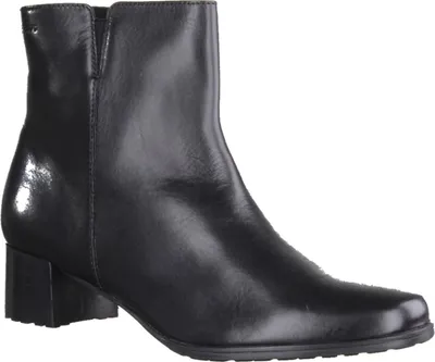 Produktbild von Sioux Fendrina Damen-Stiefelette, Leder, Schwarz, City Stiefelette - Damenschuhe Modische Stiefelette / Boots, Schwarz, leder (foula), absatzh&oumlhe: 30 mm
