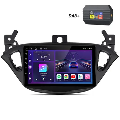 Image de Autoradio sans fil CarPlay 9 pouces, 2+32 Go, Android 15, pour Opel Adam 2013-2016 et Opel Corsa d, c et E 2015-2019, avec GPS, SWC, Wi-Fi, Bluetooth, FM, DSP, RDS, USB et DAB+