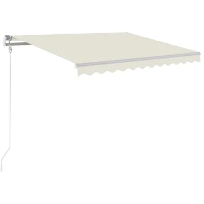 Produktbild von vidaXL Automatische Markise mit LED & Windsensor 350x250 cm Creme
