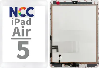 Produktbild von OEM NCC Prime Touchscreen Displayglas Klebestreifen Weiß iPad Air /iPad 5 (2017) & Werkzeug