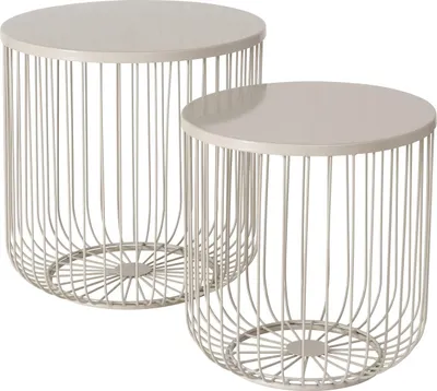 Produktbild von Metalltische, 41–47 cm, CINDY, 2er Set