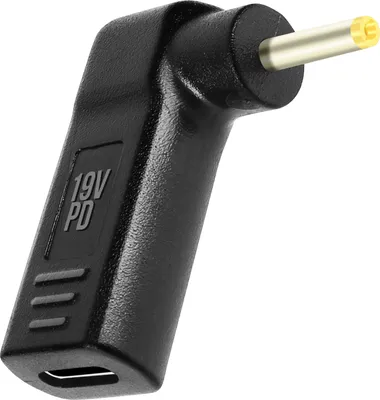 Produktbild von Avizar, Ladeadapter (USB-C auf DC 2.5 x 0.7mm) für ASUS Notebooks, Schwarz