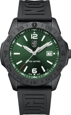 Luminox XS.3137.B Taucheruhr für Männer Quarz Pacific Diver Schwarz/Grün 1