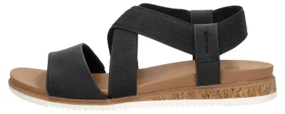 Produktbild von Skechers Bobs Desert Kiss Low  Sandalen Plat - Zwart - Maat 39