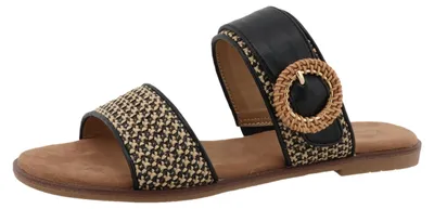 Produktbild von Tom Tailor 5390390027_40, Sandalen, Weiblich, Erwachsener, Schwarz, 1,3 cm, Thermoplastischer Gummi (TPR)