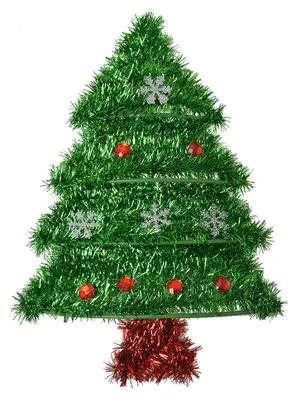 Immagine prodotto di Albero di Natale da parete Clayre & Eef 35 cm in plastica verde