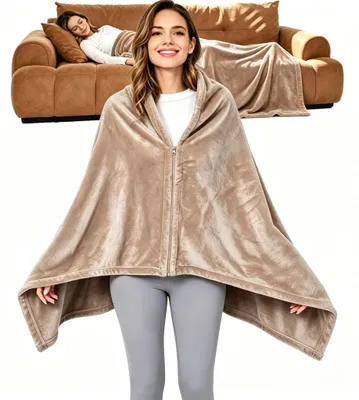 Imagen del producto de Poncho de franela para los días más fríos