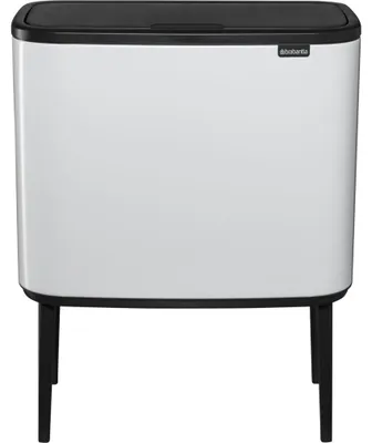 Image de Brabantia Poubelle Bo Touch Bin blanc, 3 x 11 L