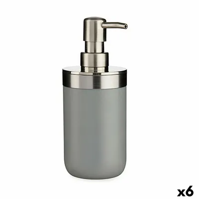 Obrázek produktu pro Dávkovač mýdla šedý plast 350 ml (6 kusů)