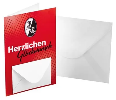 Productafbeelding van SC Freiburg felicitatiekaart "Gefeliciteerd"