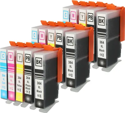 Produktbild von vhbw 15x Tintenpatronen Ersatz für HP CD972AE, CD973AE, CB325EE Yellow, CD971AE, CD974AE, CD975AE für Drucker (Kompatibel)