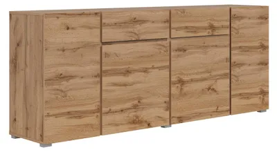 Produktbild von Buffet Maxis mit 2 Schubladen und 4 Türen, Holzoptik, 195cm