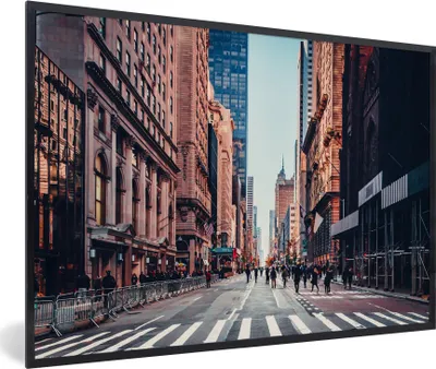 Produktbild von MuchoWow® MuchoWow® Gerahmtes Poster Veteranenparade in New York 60x40 cm - Poster mit zchwarzem Bilderrahmen - Printing - Wanddeko Schlafzimmer