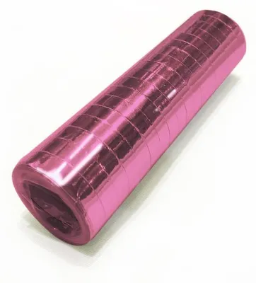 Produktbild von Glitzer Luftschlangen rosa metallic