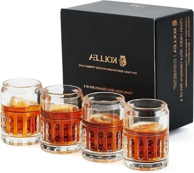 Produktbild von Famanu Borrelgläser 40 ml - Set von 4 - klar - für Whisky und Cocktails