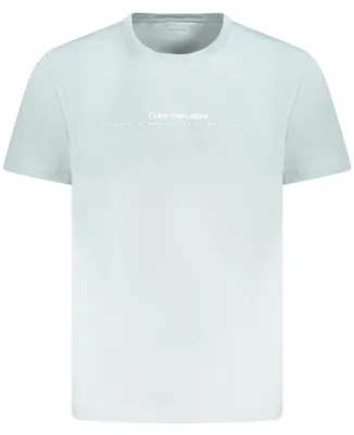Produktbild von Herren-T-Shirt Blau mit Logo – Nachhaltig aus 95% Regenerativer Baumwolle