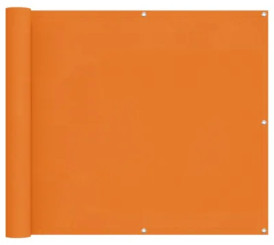 Zdjęcie produktu dla vidaXL Osłona balkonowa Pomarańczowa 100 x 700 cm Tkanina Oxford