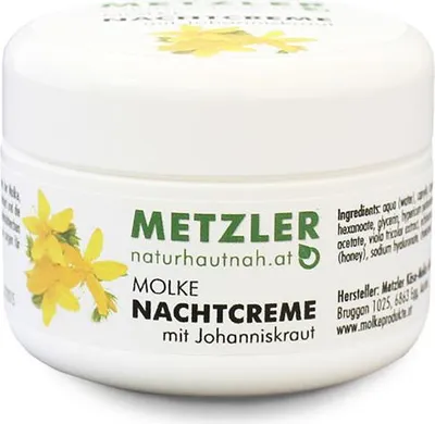 Produktbild von Metzler Molke Nachtcreme mit Johanniskraut 50ml von Metzler Molke