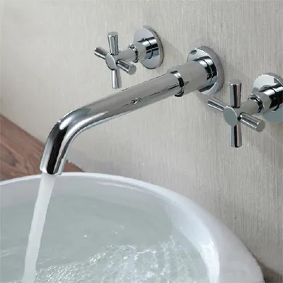 Obrázek produktu pro Mosazná vodovodní baterie pro umyvadla a nástěnné trubky