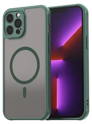 Zdjęcie produktu dla Techsuit – HaloFrost II MagSafe – etui ochronne do iPhone'a 13 Pro – zielone